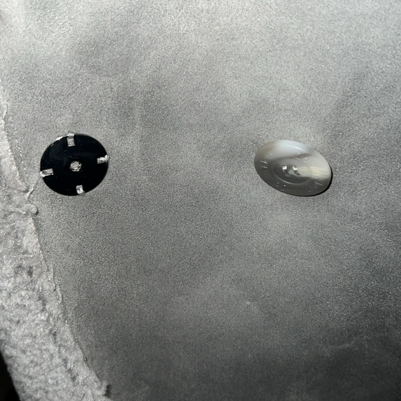 Calvin Klein Faux Shearling Coat, Gray, Size: XS, *NWT* - Picture 4 of 11